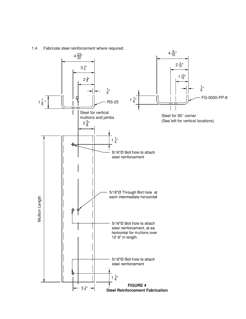 Steel reinf-fabrication, Frame fabrication | Oldcastle BuildingEnvelope HR-251 StormMax User Manual | Page 10 / 92