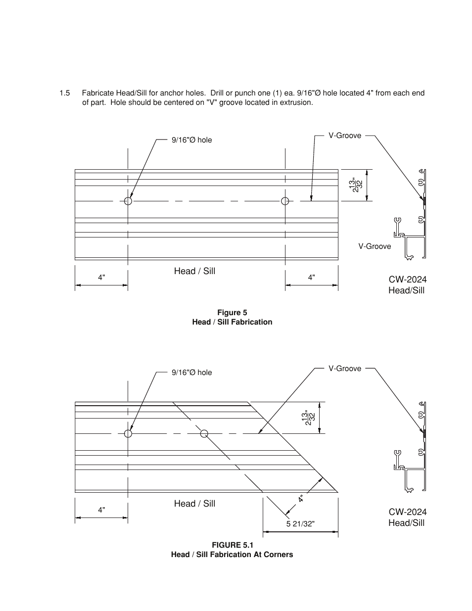 Head-sill-fabrication | Oldcastle BuildingEnvelope HR-251 StormMax User Manual | Page 11 / 92