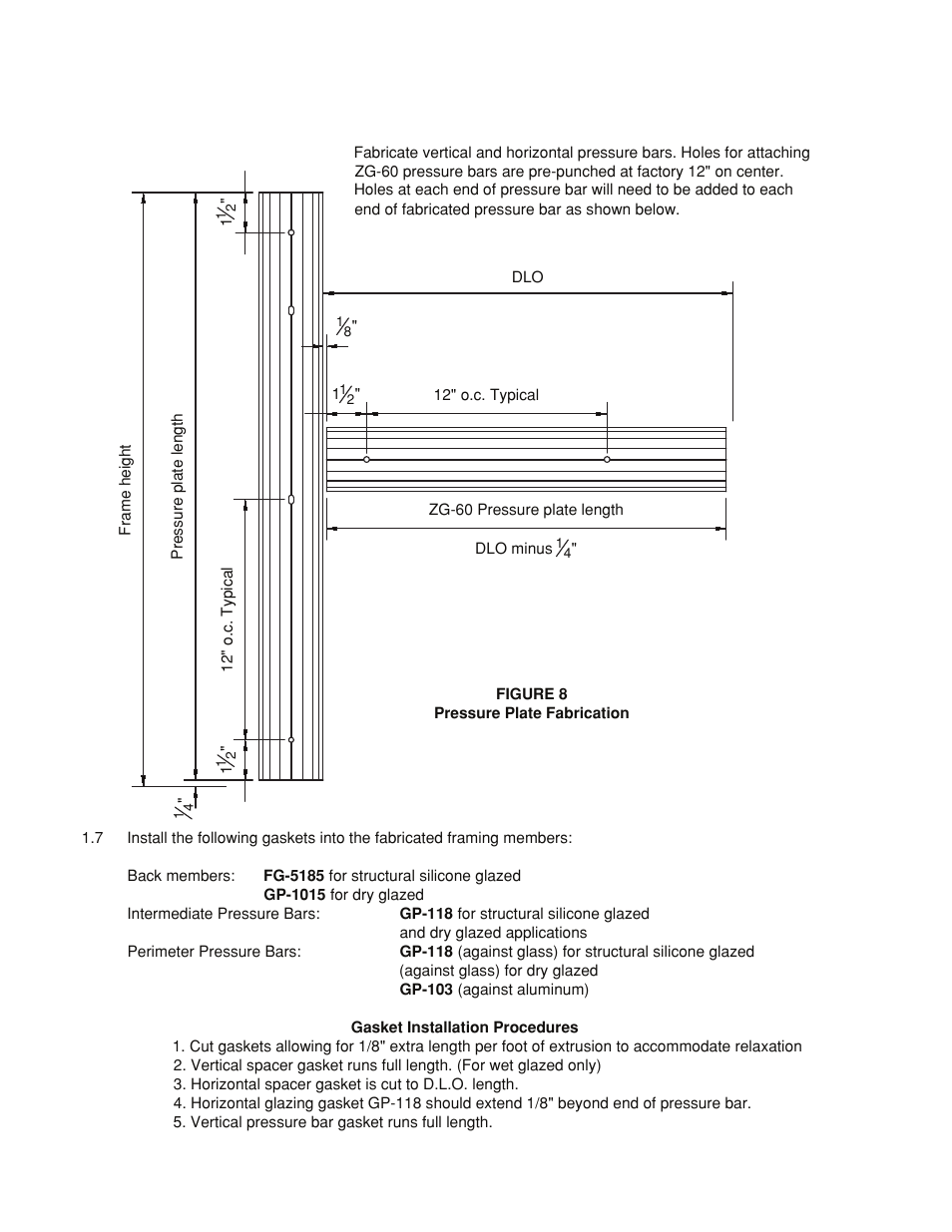Pressure plate fabrication | Oldcastle BuildingEnvelope HR-251 StormMax User Manual | Page 13 / 92