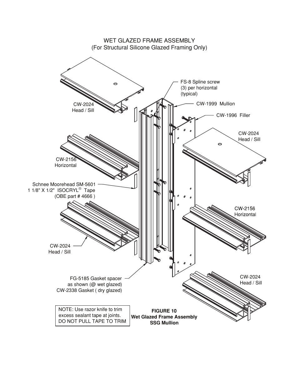Ssg frame assembly | Oldcastle BuildingEnvelope HR-251 StormMax User Manual | Page 16 / 92