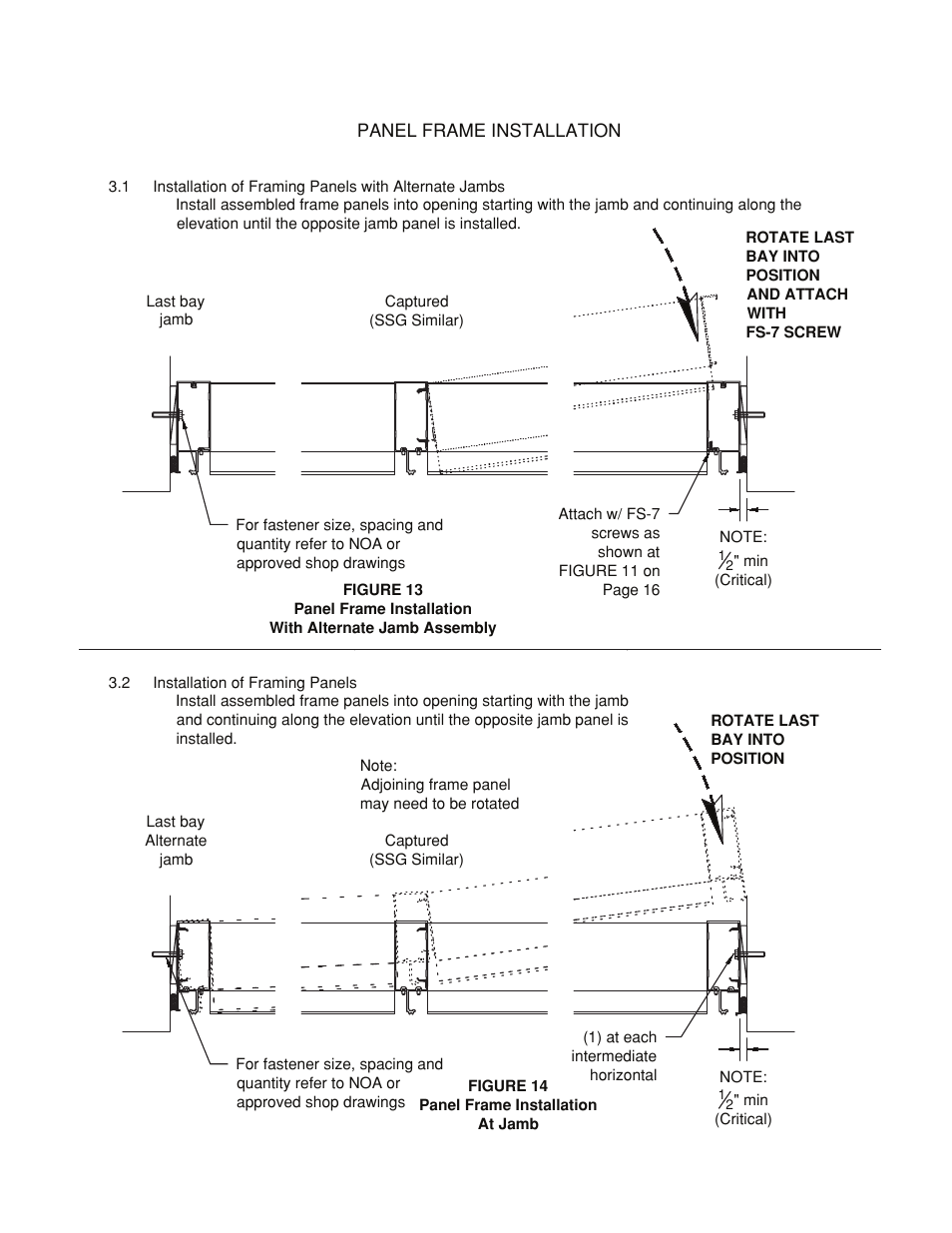 Panel-frame-installation | Oldcastle BuildingEnvelope HR-251 StormMax User Manual | Page 19 / 92