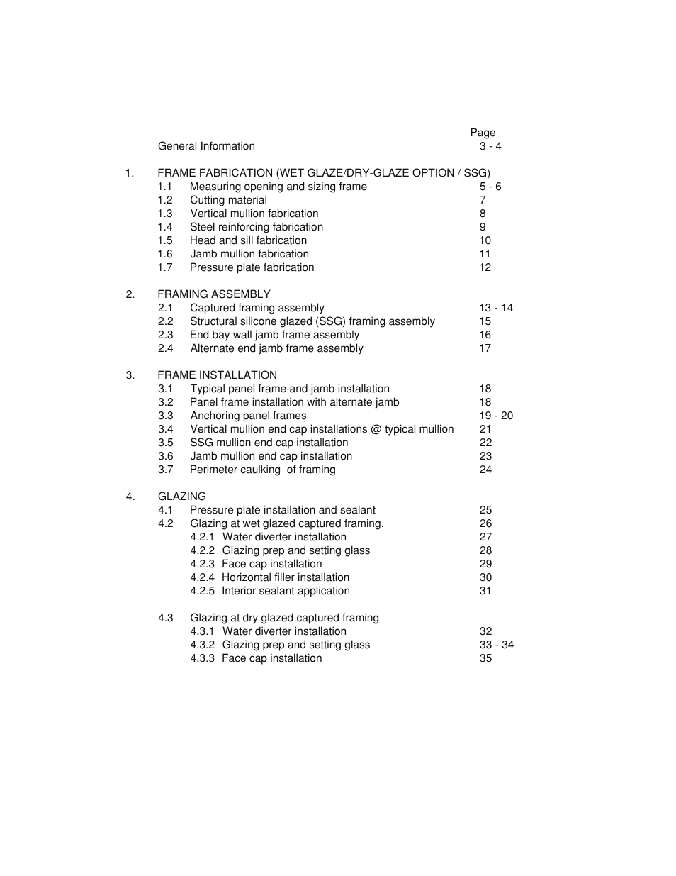 Table-of-contents1 | Oldcastle BuildingEnvelope HR-251 StormMax User Manual | Page 2 / 92