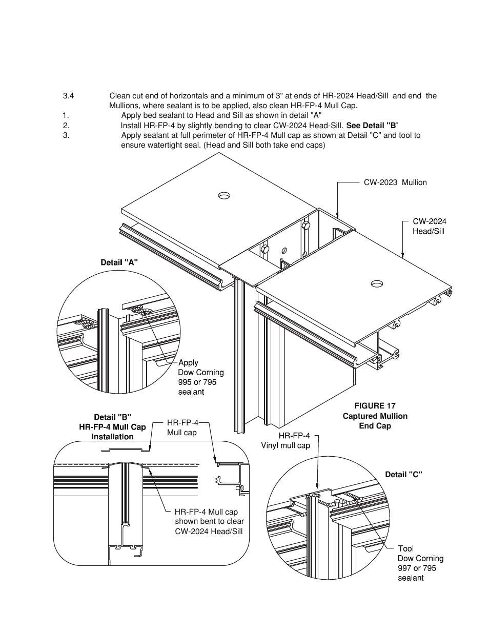 End cap installation-typical | Oldcastle BuildingEnvelope HR-251 StormMax User Manual | Page 22 / 92