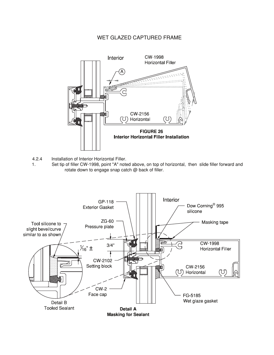 Horiz filler installation | Oldcastle BuildingEnvelope HR-251 StormMax User Manual | Page 31 / 92