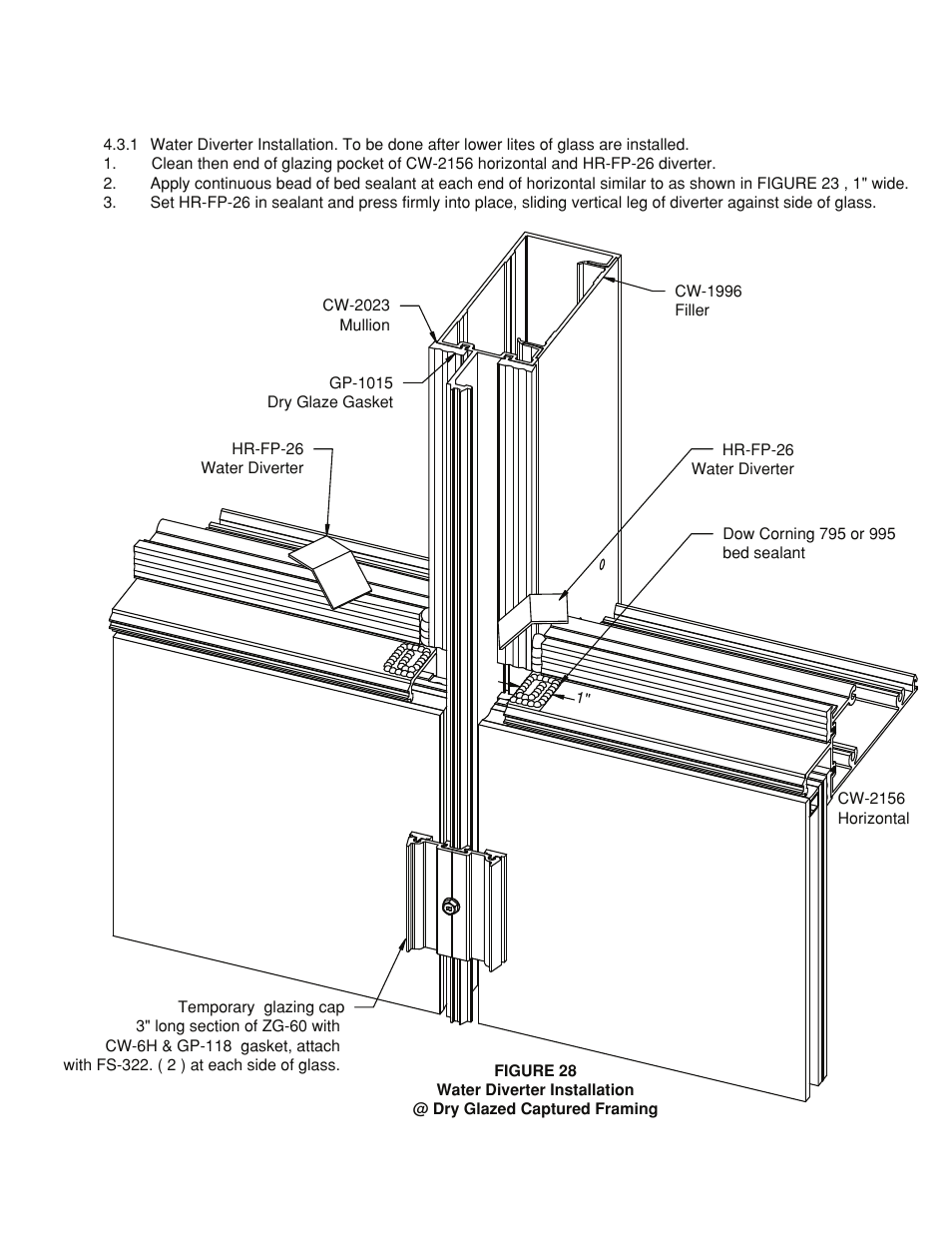 Waterdiverter install-dry glz | Oldcastle BuildingEnvelope HR-251 StormMax User Manual | Page 33 / 92