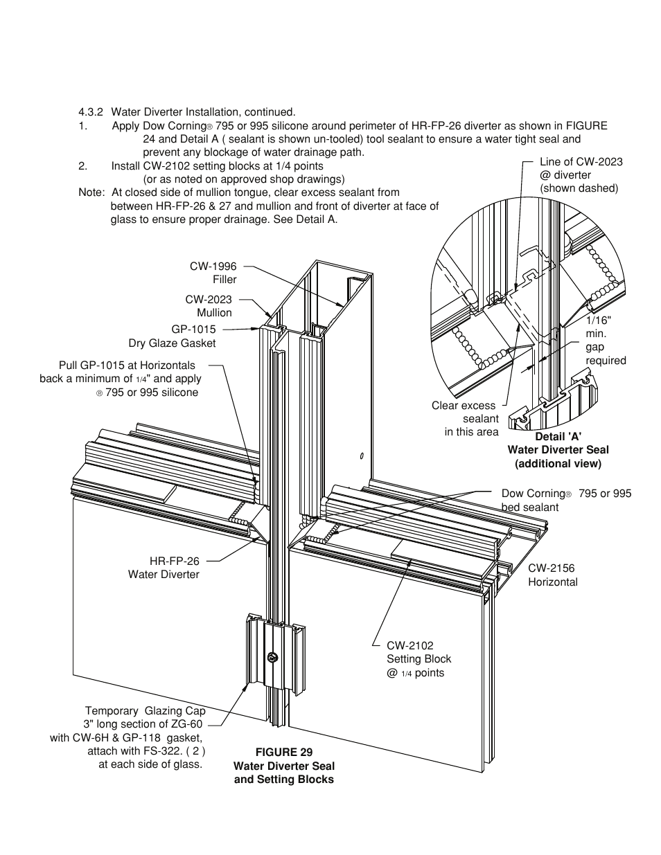 Glass installation-dry glz | Oldcastle BuildingEnvelope HR-251 StormMax User Manual | Page 34 / 92