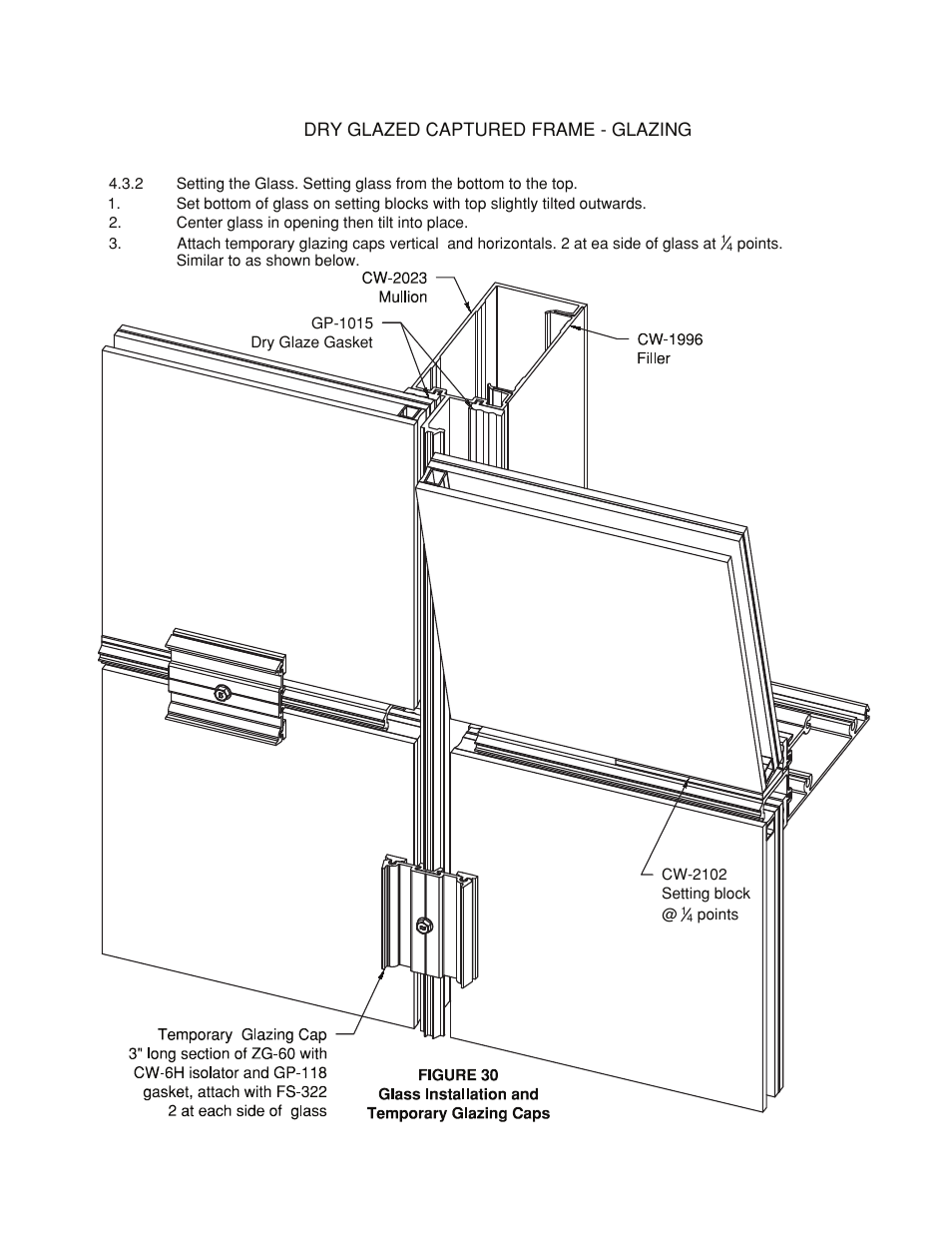 Glass installation-dry glz | Oldcastle BuildingEnvelope HR-251 StormMax User Manual | Page 35 / 92