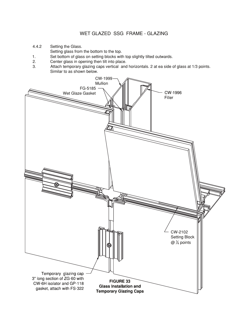 Glass installation-ssg | Oldcastle BuildingEnvelope HR-251 StormMax User Manual | Page 40 / 92