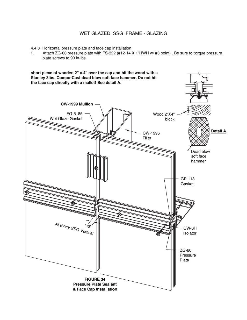 Pressureplate install-ssg | Oldcastle BuildingEnvelope HR-251 StormMax User Manual | Page 41 / 92