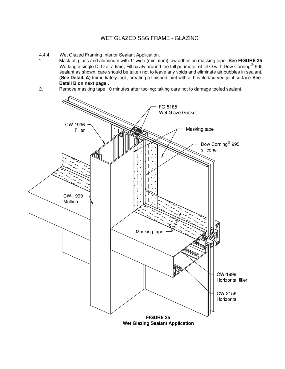 Interior sealant application-ssg | Oldcastle BuildingEnvelope HR-251 StormMax User Manual | Page 42 / 92