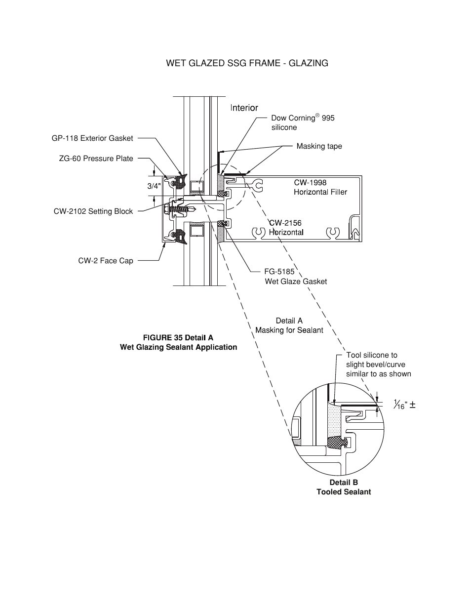 Interior sealant application-ssg | Oldcastle BuildingEnvelope HR-251 StormMax User Manual | Page 43 / 92