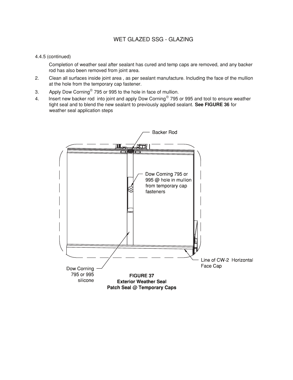 Exterior sealant application-ssg | Oldcastle BuildingEnvelope HR-251 StormMax User Manual | Page 45 / 92