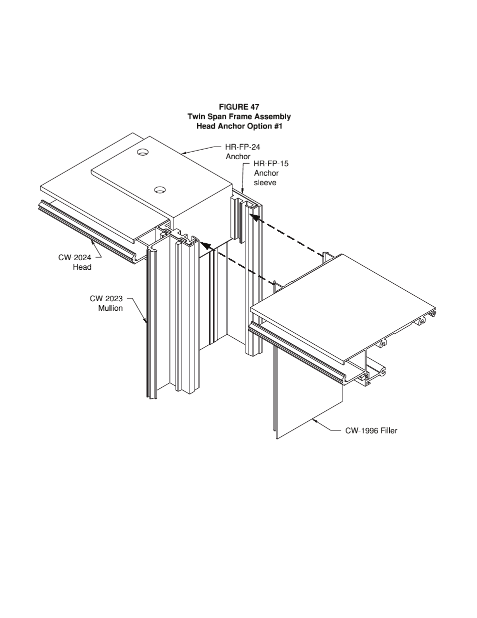 Twin-span-anchor-frame-assy | Oldcastle BuildingEnvelope HR-251 StormMax User Manual | Page 55 / 92