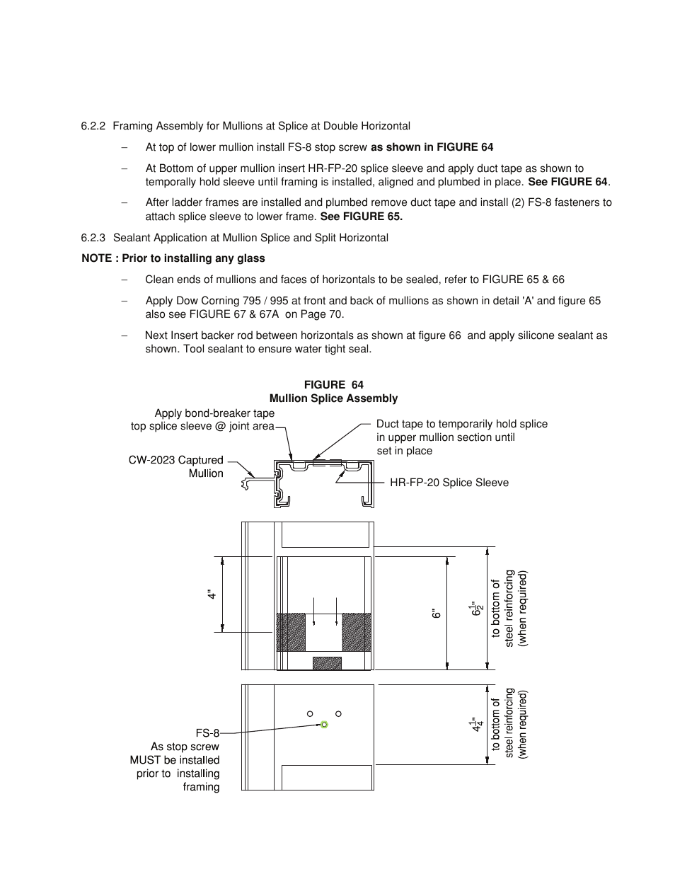 Mullion-splice-expansion-horiz | Oldcastle BuildingEnvelope HR-251 StormMax User Manual | Page 68 / 92