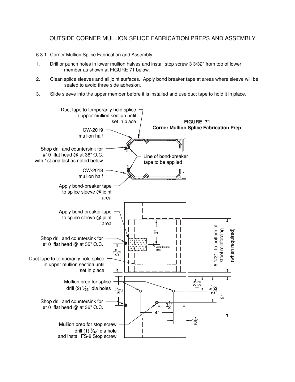 Mullion-corner-splice | Oldcastle BuildingEnvelope HR-251 StormMax User Manual | Page 74 / 92