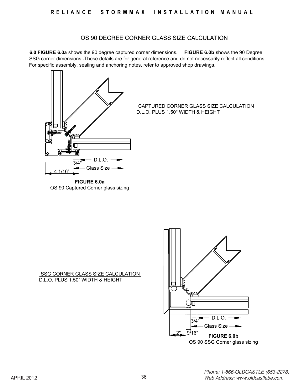 Glass-calculation-90-osc | Oldcastle BuildingEnvelope Reliance StormMax User Manual | Page 39 / 44