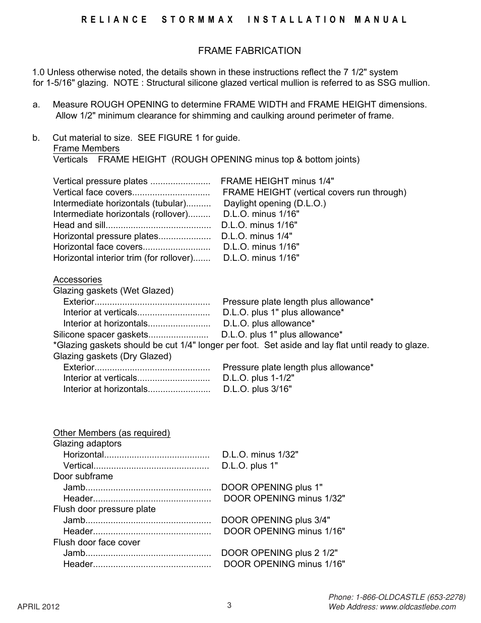 Cutting-guide | Oldcastle BuildingEnvelope Reliance StormMax User Manual | Page 6 / 44