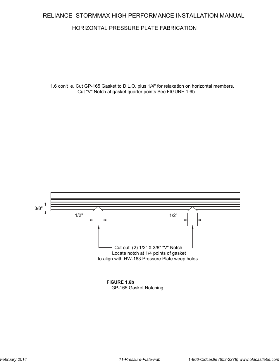 Pressure-plate-fab | Oldcastle BuildingEnvelope Reliance StormMax High Performance User Manual | Page 13 / 30