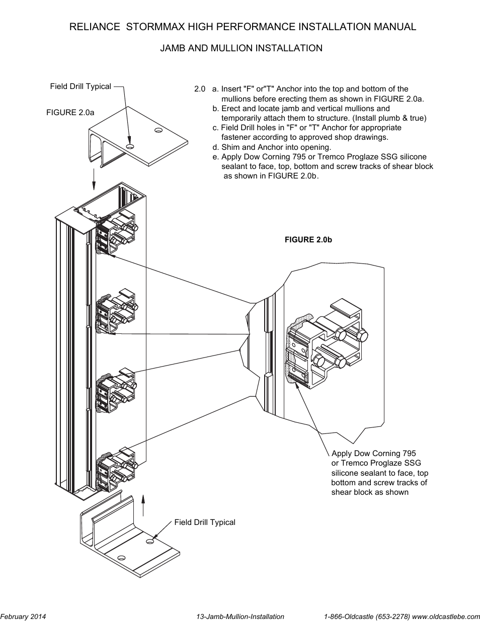 Jamb-mullion-installation | Oldcastle BuildingEnvelope Reliance StormMax High Performance User Manual | Page 15 / 30