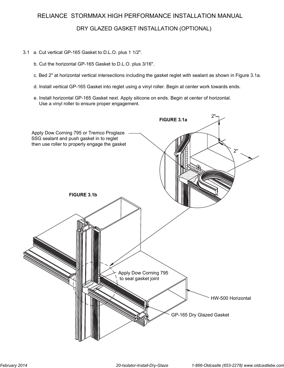 Isolator-install-dry-glaze | Oldcastle BuildingEnvelope Reliance StormMax High Performance User Manual | Page 22 / 30
