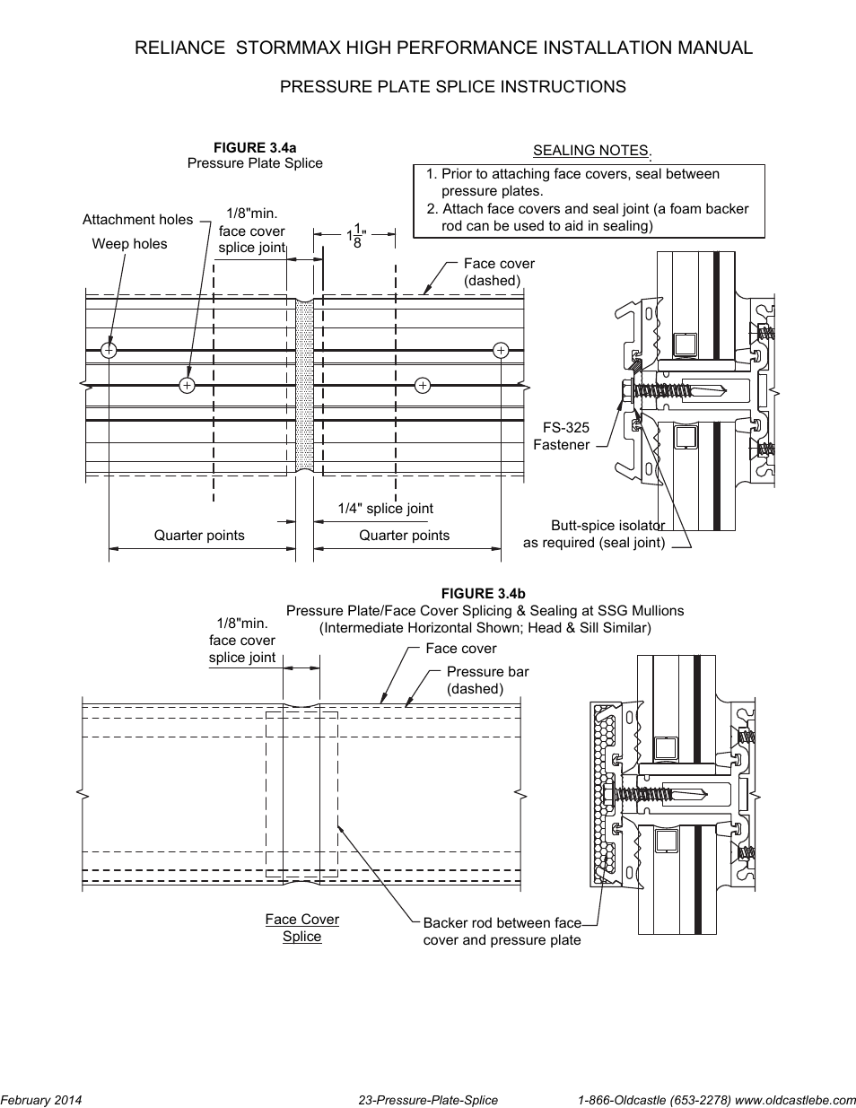 Pressure-plate-splice | Oldcastle BuildingEnvelope Reliance StormMax High Performance User Manual | Page 25 / 30