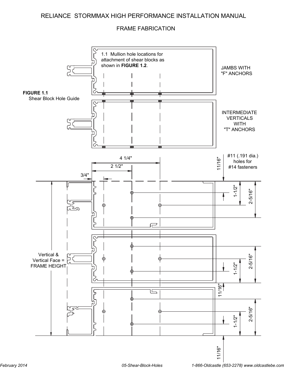 Shear-block-holes | Oldcastle BuildingEnvelope Reliance StormMax High Performance User Manual | Page 7 / 30