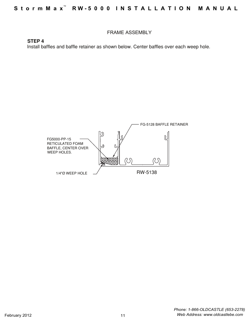 Baffles-installation | Oldcastle BuildingEnvelope RW-5000 StormMax User Manual | Page 13 / 20