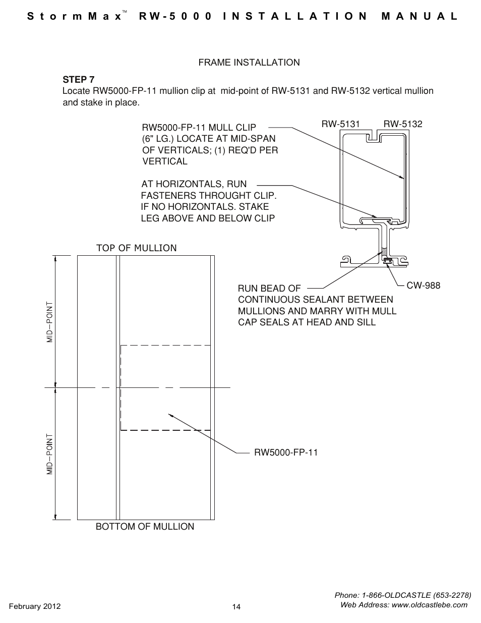 Splice-installaiton | Oldcastle BuildingEnvelope RW-5000 StormMax User Manual | Page 16 / 20