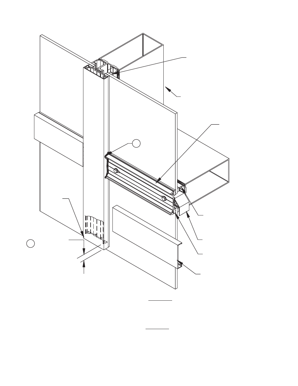 Glazingdetail-25inch, 1/4” glazing detail | Oldcastle BuildingEnvelope CW-250 User Manual | Page 20 / 69