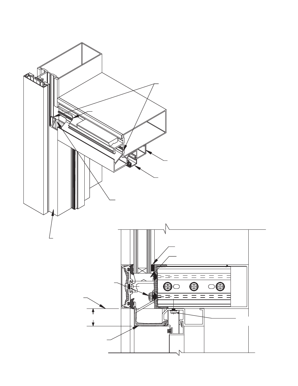 Door-subframe-install, Door frame installation - sub-frame at head & jamb | Oldcastle BuildingEnvelope CW-250 User Manual | Page 22 / 69
