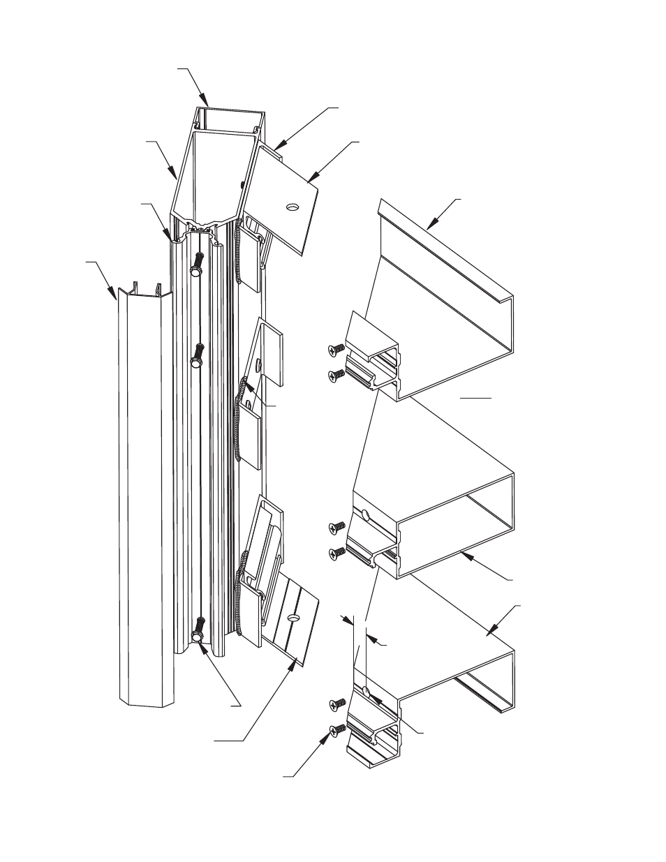 90isc-assembly, 90 inside corner assembly | Oldcastle BuildingEnvelope CW-250 User Manual | Page 35 / 69