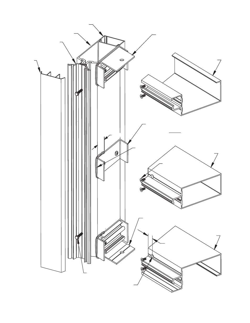 135isc-assembly, 135 inside corner assembly | Oldcastle BuildingEnvelope CW-250 User Manual | Page 41 / 69