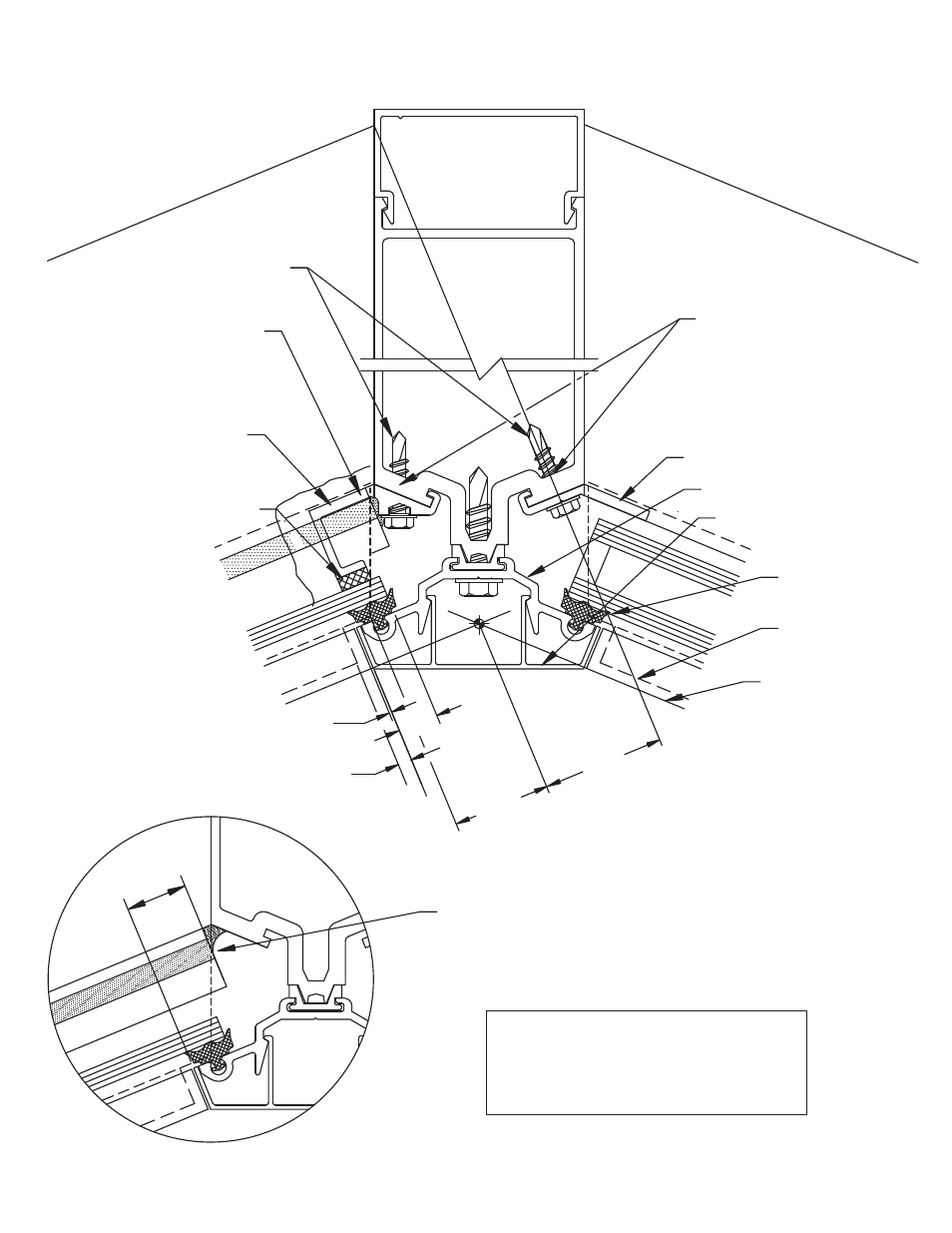 135isc-glazing, 135 inside corner assembly | Oldcastle BuildingEnvelope CW-250 User Manual | Page 42 / 69