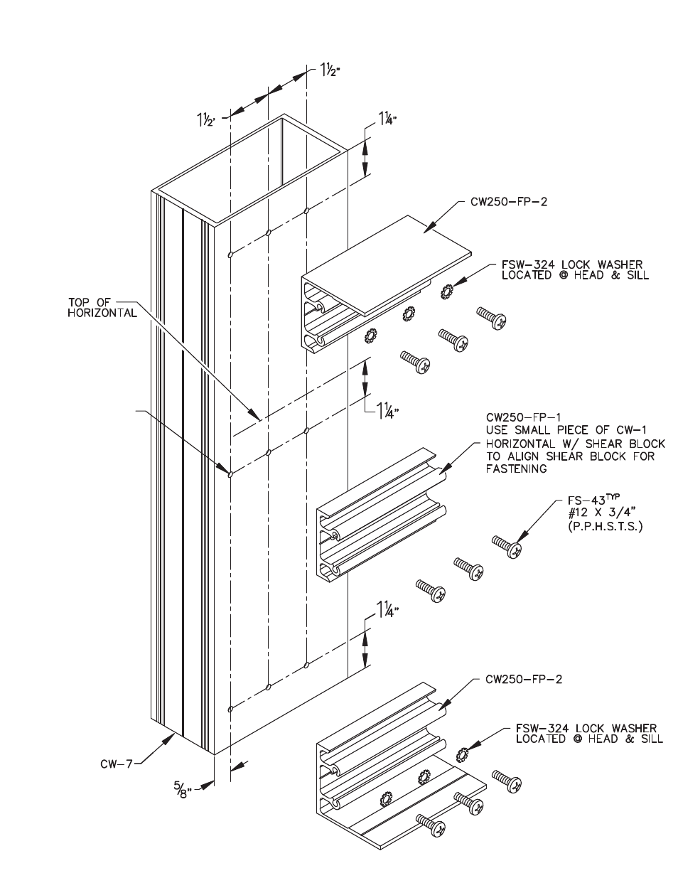 Ssg-mull-fabrication, Ssg mull fabrication | Oldcastle BuildingEnvelope CW-250 User Manual | Page 43 / 69