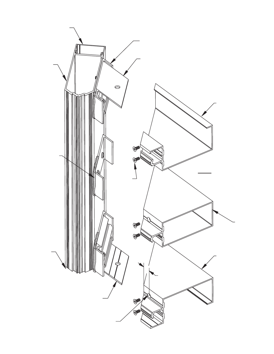 Ssg-90isc-assembly, Ssg 90 inside corner assembly | Oldcastle BuildingEnvelope CW-250 User Manual | Page 59 / 69