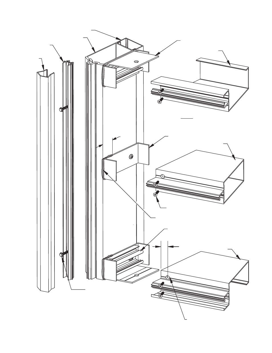 Ssg-135osc-assembly, Ssg 135 outside corner assembly | Oldcastle BuildingEnvelope CW-250 User Manual | Page 62 / 69