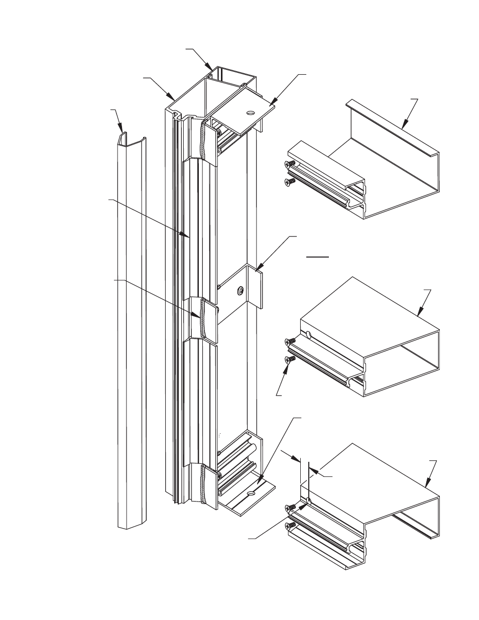 Ssg-135isc-assembly, Ssg 135 inside corner assembly | Oldcastle BuildingEnvelope CW-250 User Manual | Page 65 / 69