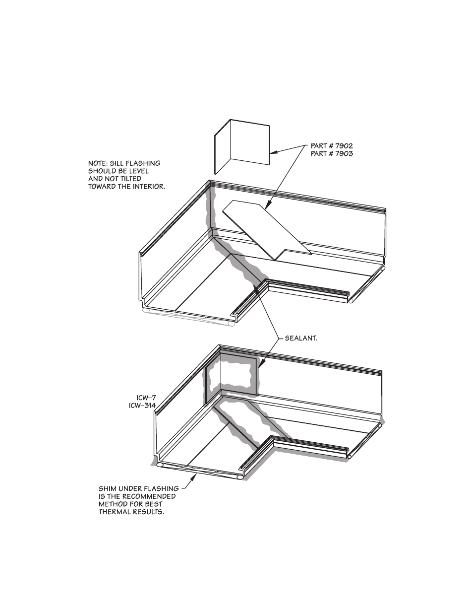 P26-flashing splice, Inside corner flashing splice detail | Oldcastle BuildingEnvelope ICW-250 User Manual | Page 26 / 55