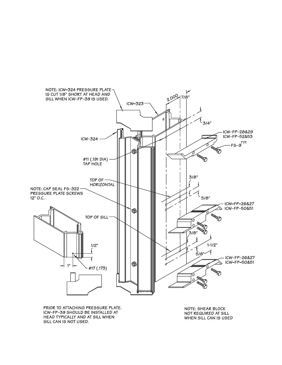 P29-mullion fabrication | Oldcastle BuildingEnvelope ICW-250 User Manual | Page 29 / 55