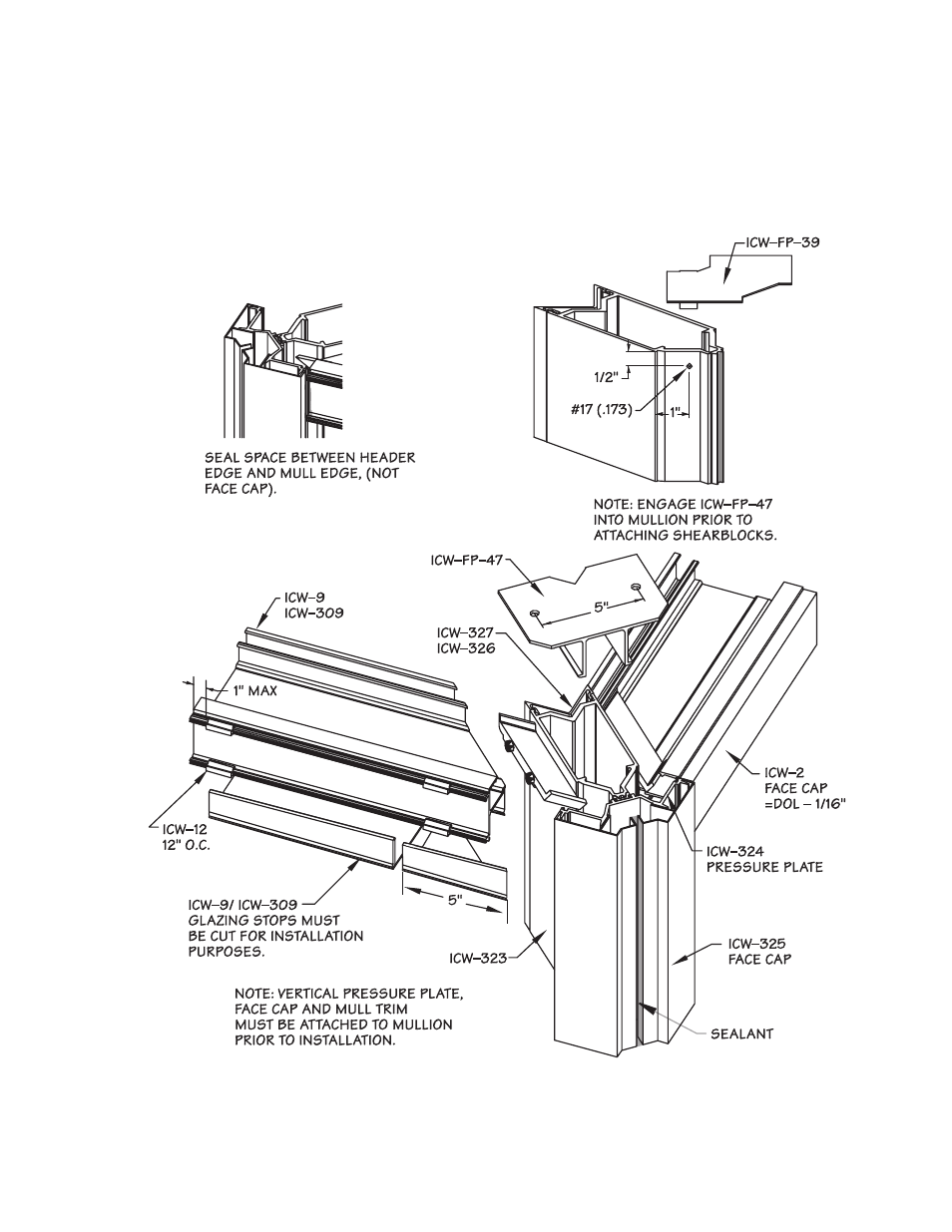 P30-head detail, Outside corner head detail | Oldcastle BuildingEnvelope ICW-250 User Manual | Page 30 / 55