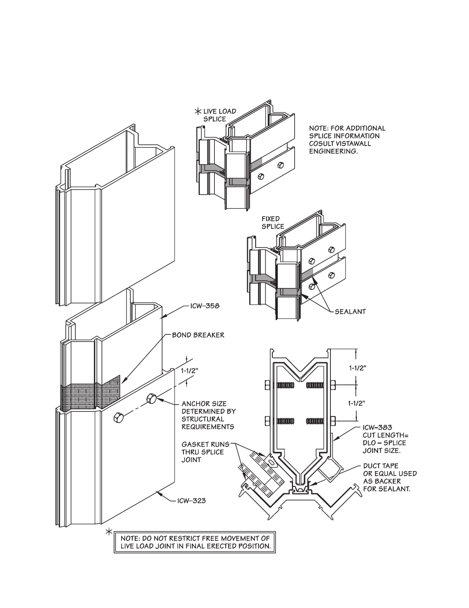 P35-splice detail, Outside corner splice detail | Oldcastle BuildingEnvelope ICW-250 User Manual | Page 35 / 55