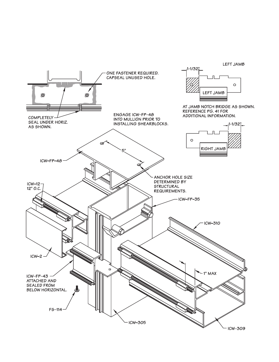 P37-head detail, Ssg head detail | Oldcastle BuildingEnvelope ICW-250 User Manual | Page 37 / 55