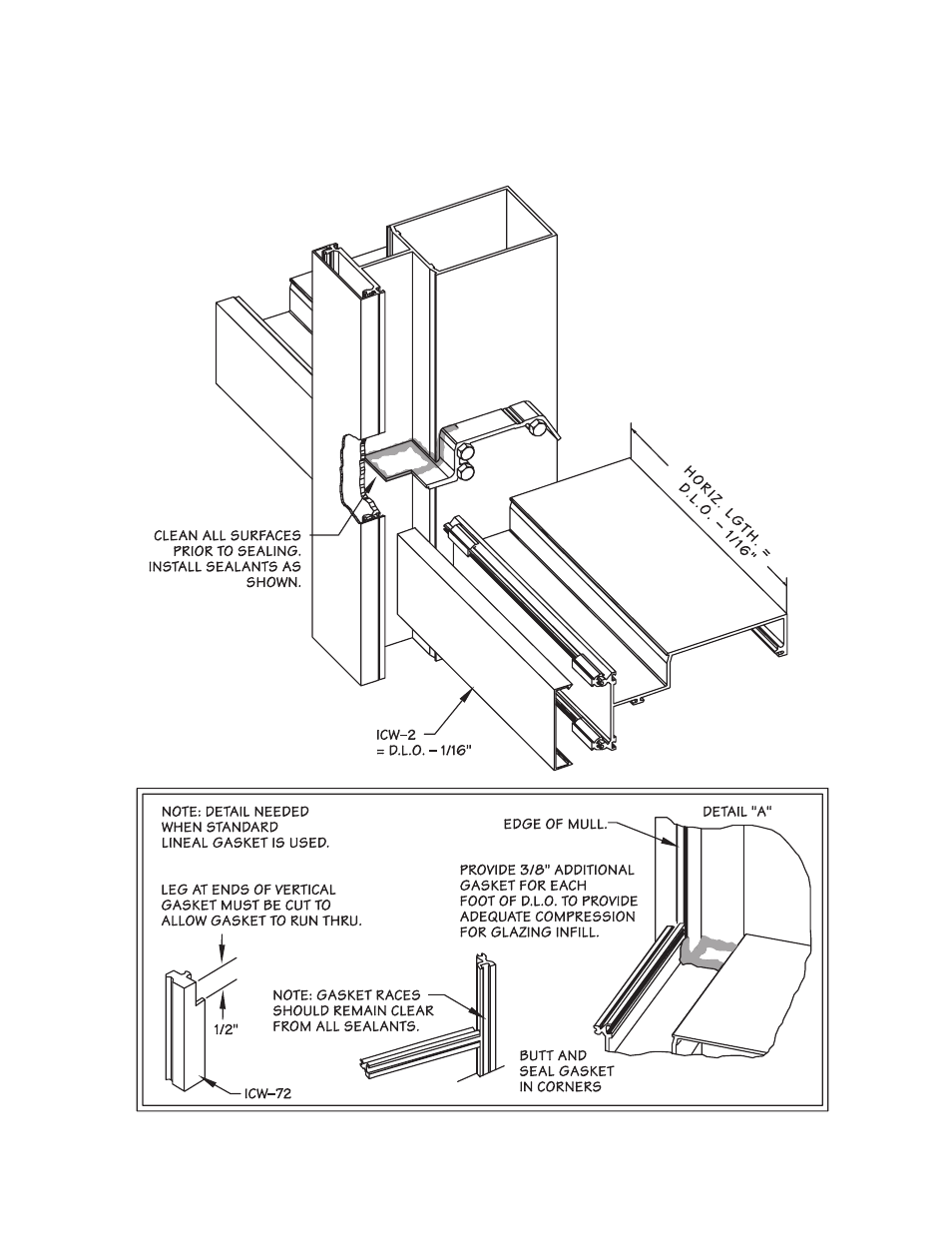 P09-horizontal sealant, Intermediate horizontal sealant procedure | Oldcastle BuildingEnvelope ICW-250 User Manual | Page 9 / 55