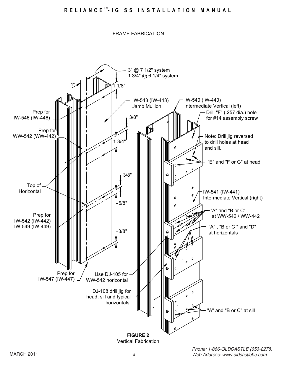 06 frame fab | Oldcastle BuildingEnvelope Reliance-IG SS User Manual | Page 9 / 58