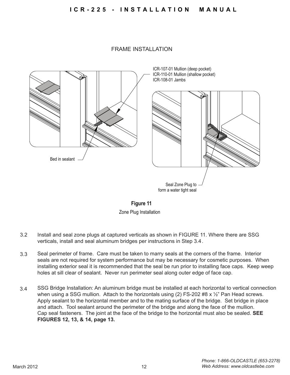 Zone-plug install-typea | Oldcastle BuildingEnvelope ICR-225 User Manual | Page 15 / 37