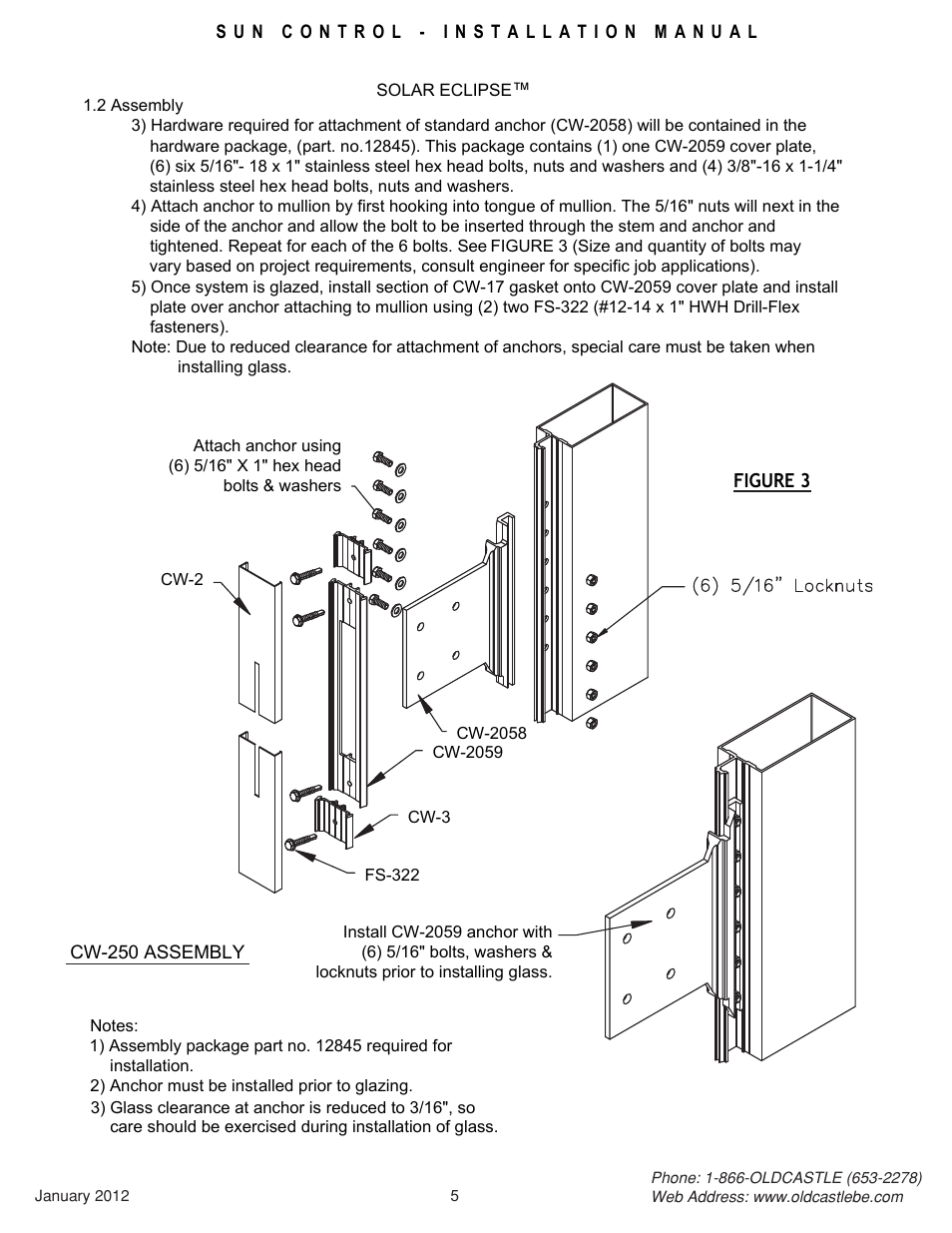 05_cw-250 | Oldcastle BuildingEnvelope Solar Eclipse User Manual | Page 5 / 22