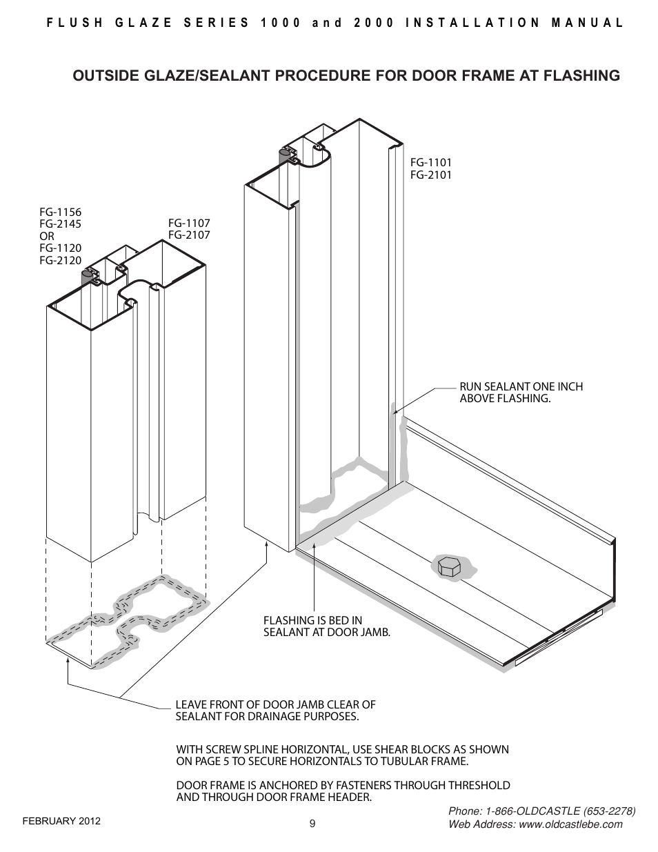 Door-frame-seal-outside-glz | Oldcastle BuildingEnvelope FG-2000 User Manual | Page 10 / 27
