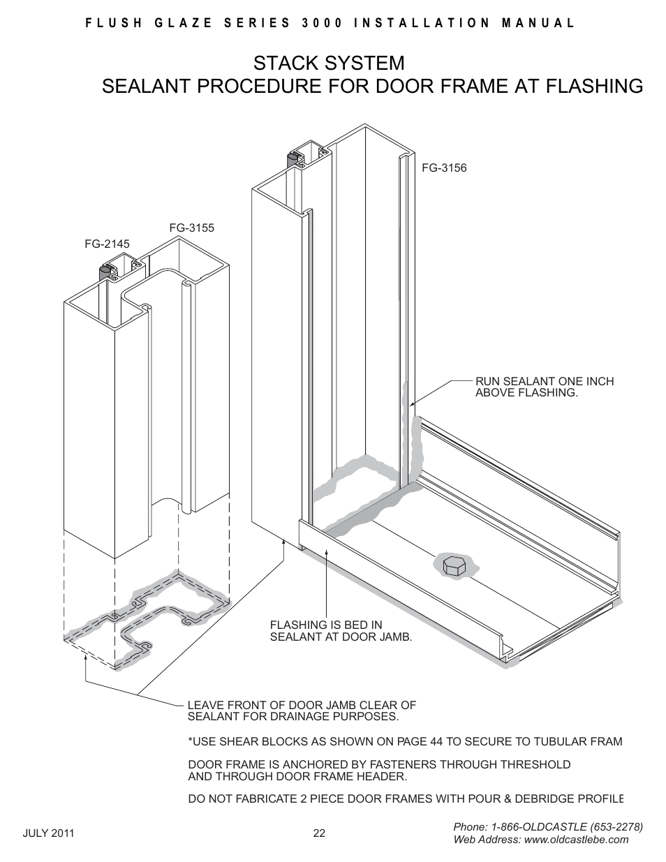 Stack-doorfrm-flashing | Oldcastle BuildingEnvelope FG-3000 User Manual | Page 23 / 30