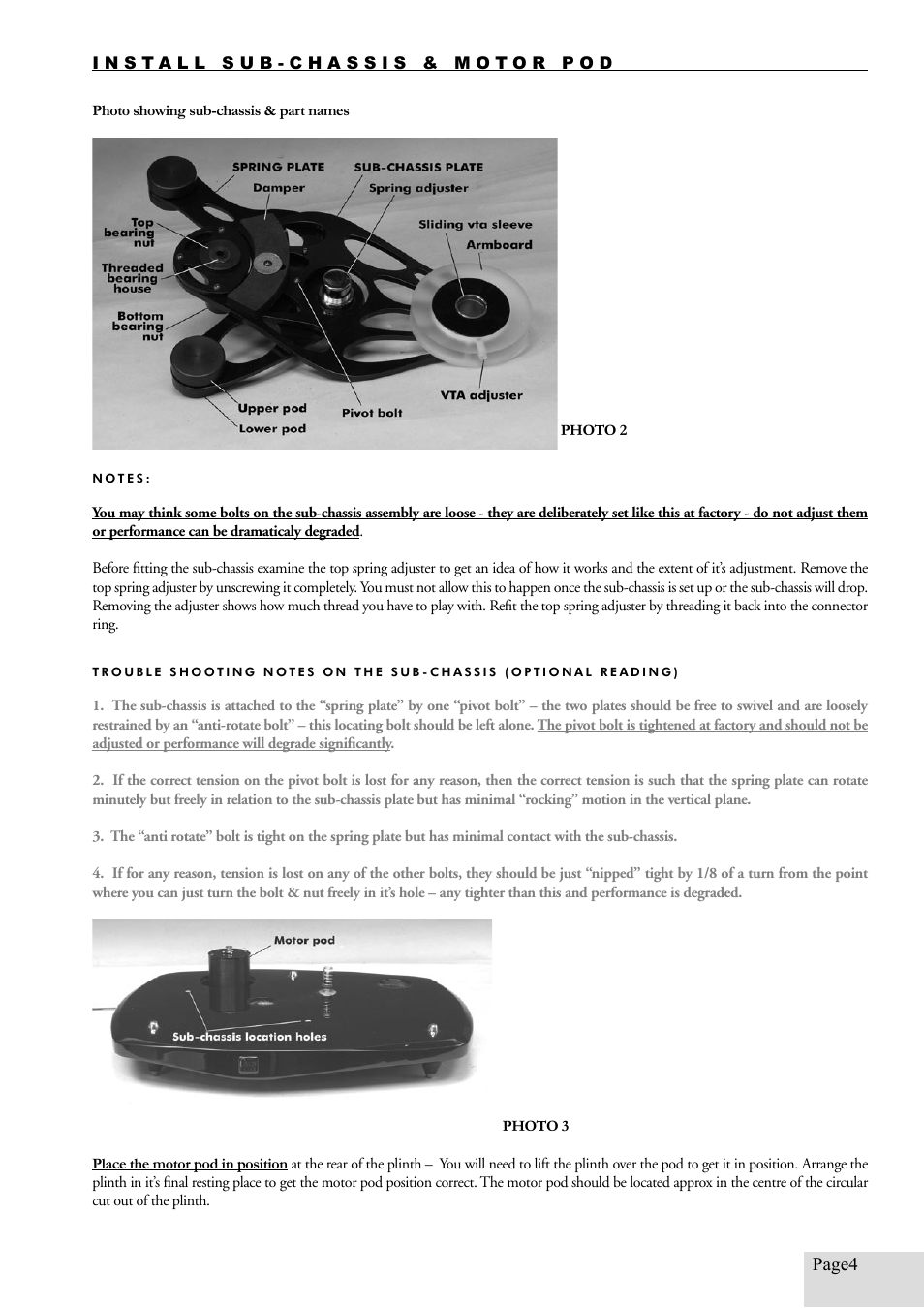 Origin Live Resolution MKI User Manual | Page 4 / 18