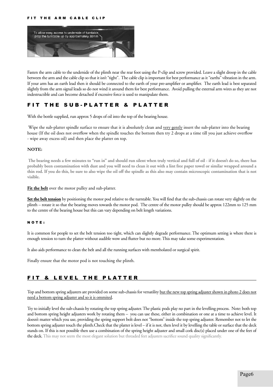 Origin Live Resolution MKI User Manual | Page 6 / 18